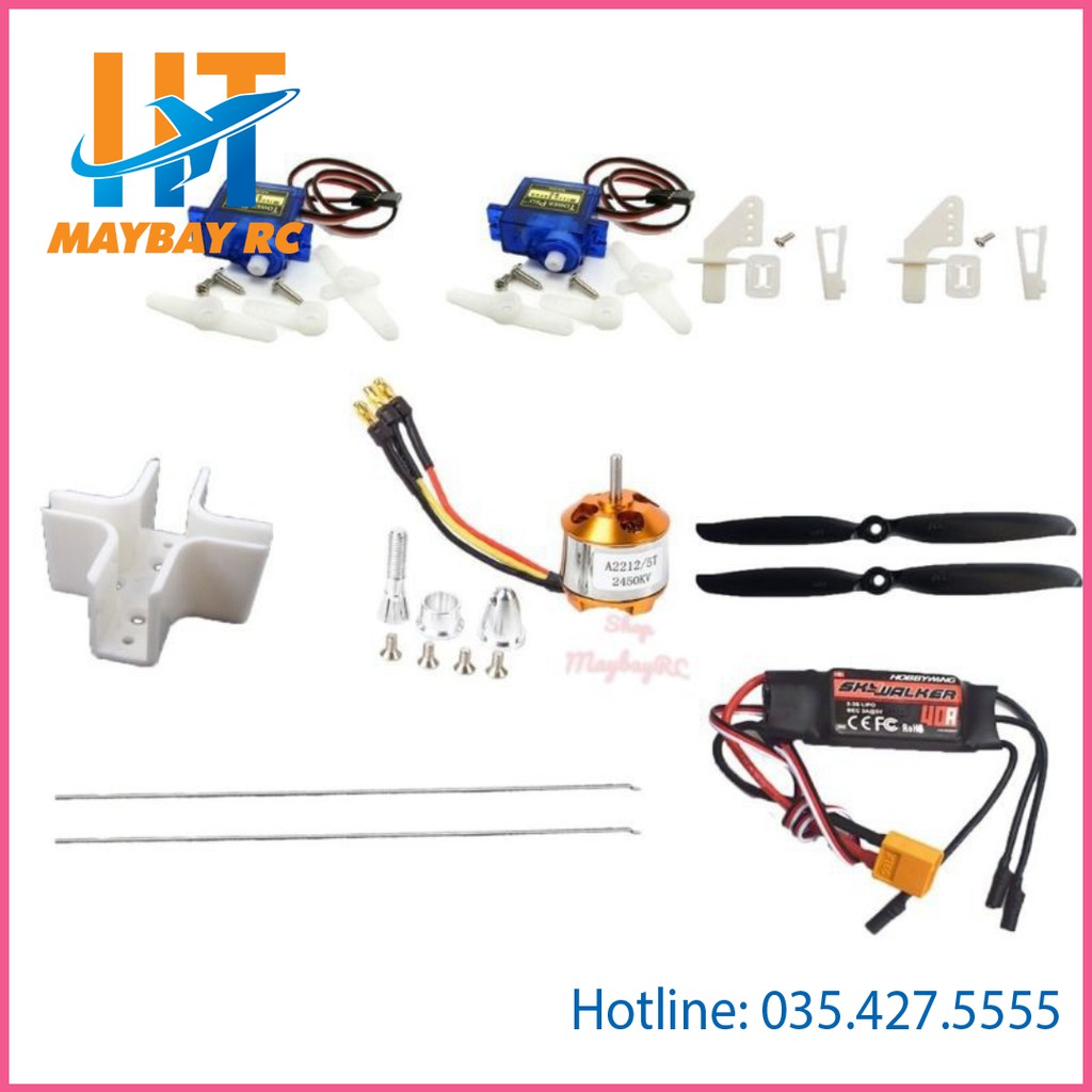 Combo bộ linh kiện điện cho máy bay điều khiển Su 27, F22