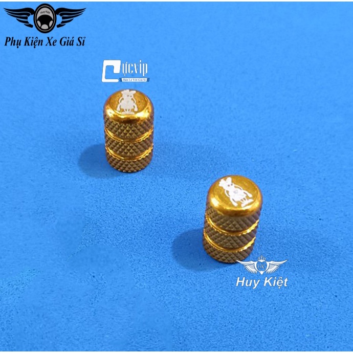 Bộ 2 Nắp Chụp Van Vòi Nhôm CNC K2 Gắn Mọi Loại Xe MS6134