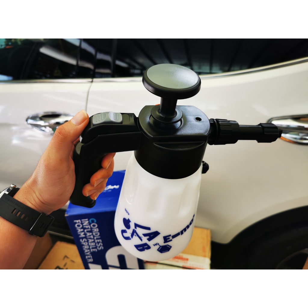 Bình Phun Tạo Bọt Tuyết Cầm Tay Chính Hãng SGCB Có Van Xả Hơi Tặng Khăn SGCB