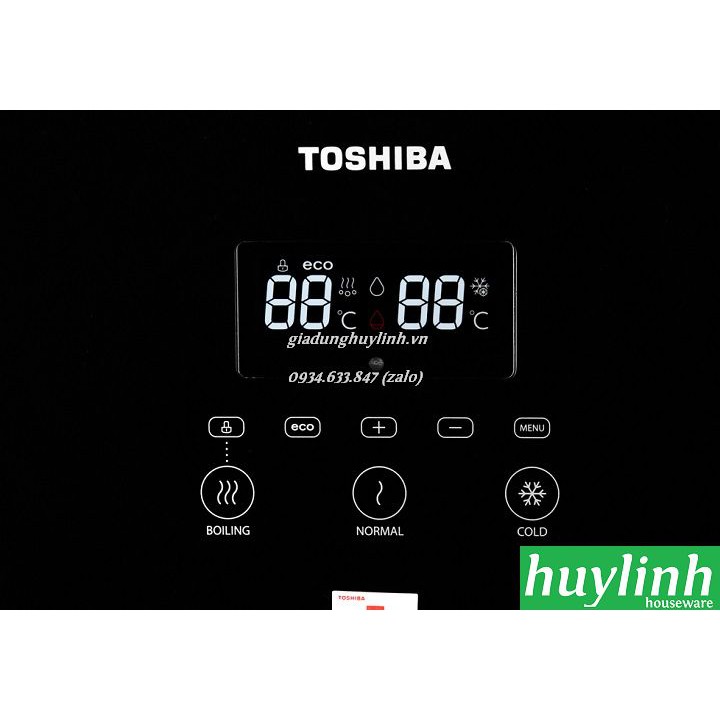 Cây nước nóng lạnh Toshiba RWF-W1830BV - Block - [Đen - Trắng]