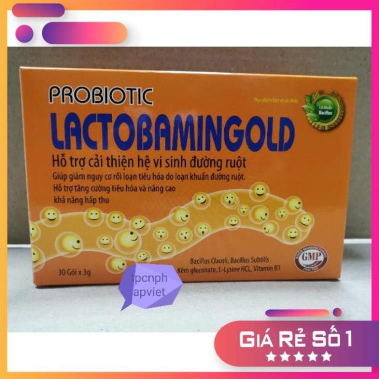 tpcn Cốm Biolactomin gold hỗ trợ tiêu hóa trẻ biếng ăn kém hấp thụ hộp 20 gói hàng chính hãng 100%