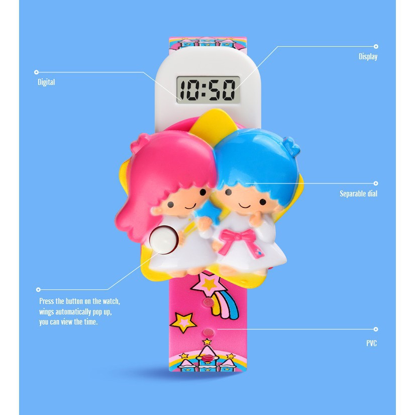 SKMEI 1749 Fashion Cartoon Children's Electronic Watch High Quality Waterproof Toy Gift Bracelet