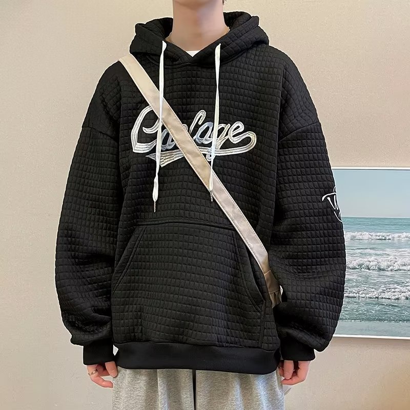 Áo Hoodie Thể Thao In Hình Waffle Thời Trang Hàn Quốc Cho Cặp Đôi unisex hoodie hàn quốc harajuku áo hoodie unisex form rộng
