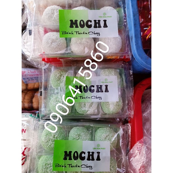 BÁNH NẾP TƯƠI NHÂN ĐẬU XANH PHỦ DỪA