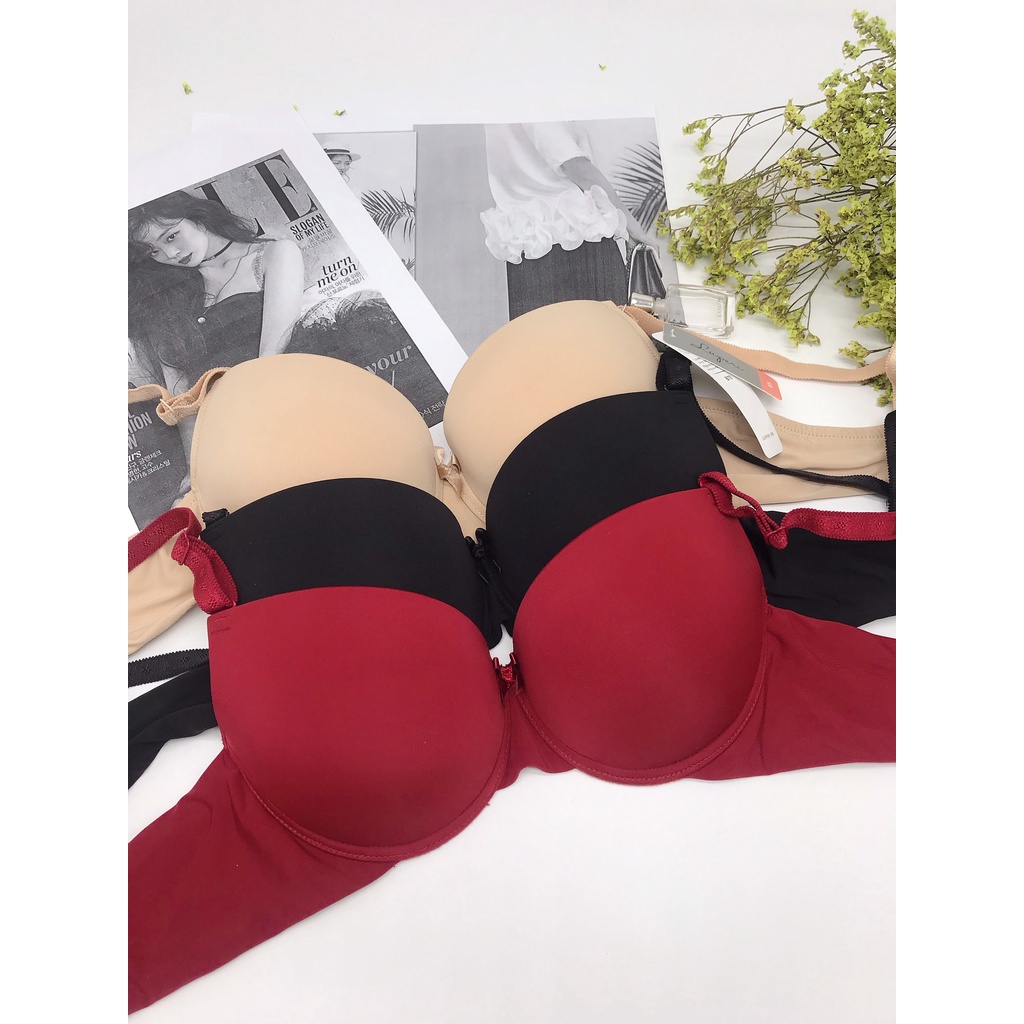 Áo lót nữ cao cấp Luperi SP841 bản 3 móc chống lằn lưng mút siêu mềm thấm hút thông thoáng