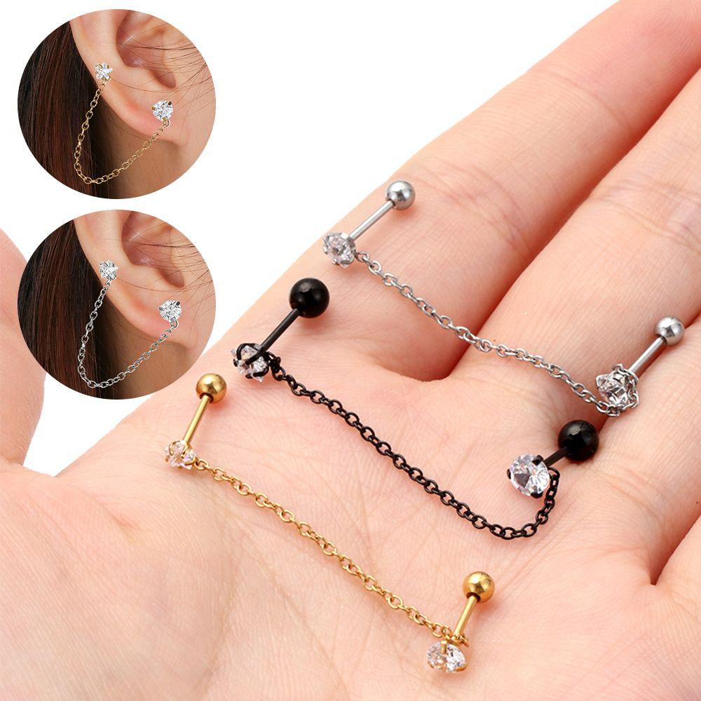 Layor1 Khuyên Tai / Môi / Sụn Tai Bằng Thép Phẫu Thuật Thời Trang Helix