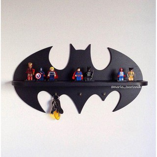 COMBO 2 KỆ TREO TƯỜNG BATMAN (Kèm 5 móc treo)