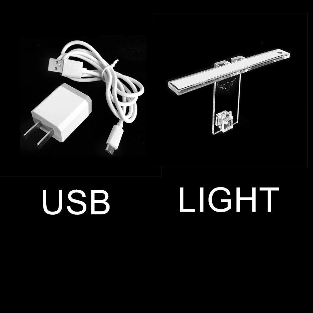 MUVAKO Đèn LED Mini Hình Trụ Bằng Acrylic Trang Trí Bể Cá
