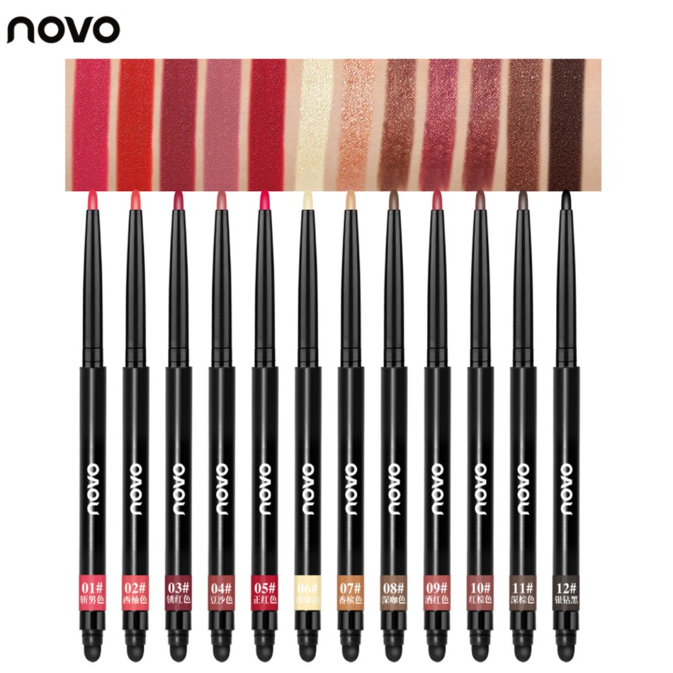 Bút kẻ viền mắt Novo Art Smooth Makeup cao cấp 5147 + Tặng mặt nạ dưỡng trắng HA