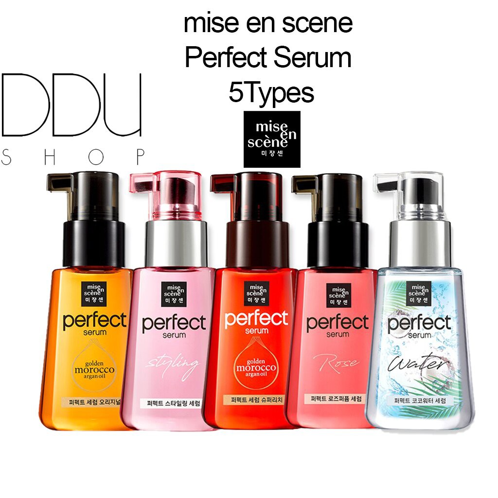 (Hàng thật) Mise en scene / Perfect Serum 5Types 80ml / Dưỡng tóc, Huyết thanh dầu tóc | BigBuy360 - bigbuy360.vn