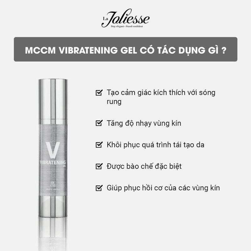 Gel Kích Thích Sóng Rung MCCM Vibratening 50ml