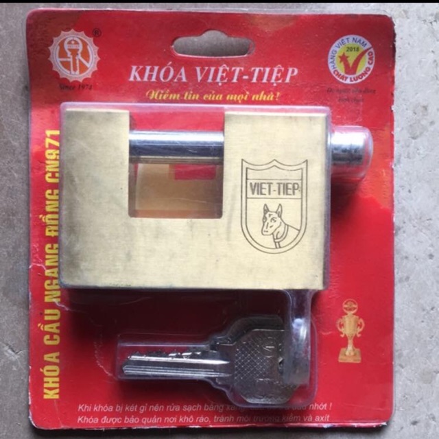 Khoá cầu ngang đồng Việt Tiệp CN 971
