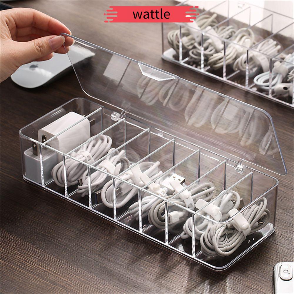 Hộp đựng bảo vệ cáp sạc chống bụi tiện dụng / 10 Khóa cáp giữ gọn gàng tiện dụng