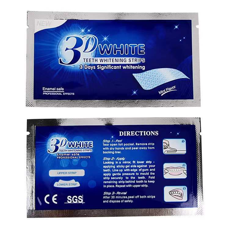 Miếng dán trắng răng 3D White Teeth Whitening Strips, tẩy trắng răng hiệu quả tại nhà SALI BL017