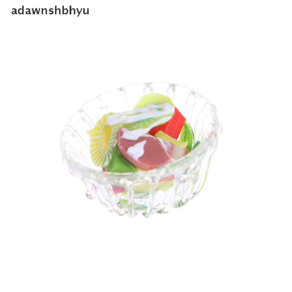 [adawnshbhyu] 1:12 Dollhouse Miniature Mini Vegetable Salad Model Kitchen Accessories Toys [adawnshbhyu]