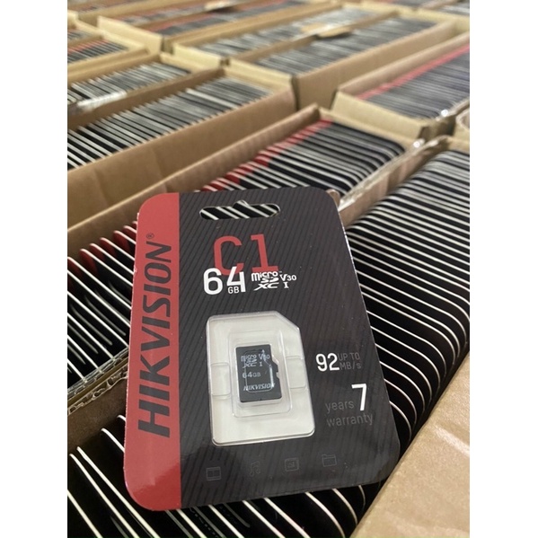 Thẻ nhớ micro SD Hikvision 32GB 64Gb,128GB chuyên dùng cho camera, điện thoại ...