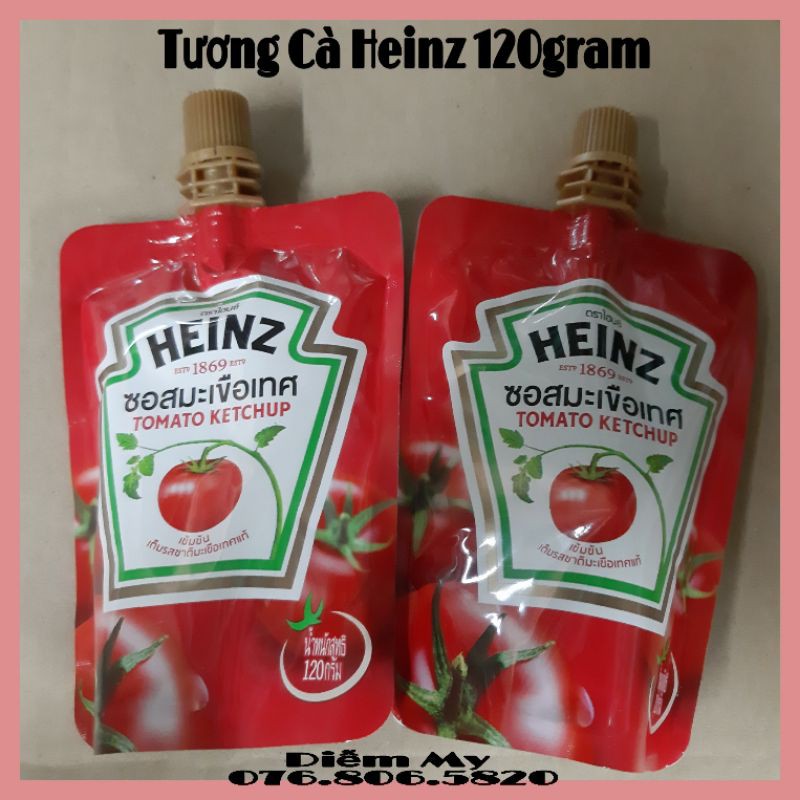 TƯƠNG CÀ HEINZ GÓI 120GRAM TOMATO KETCHUP