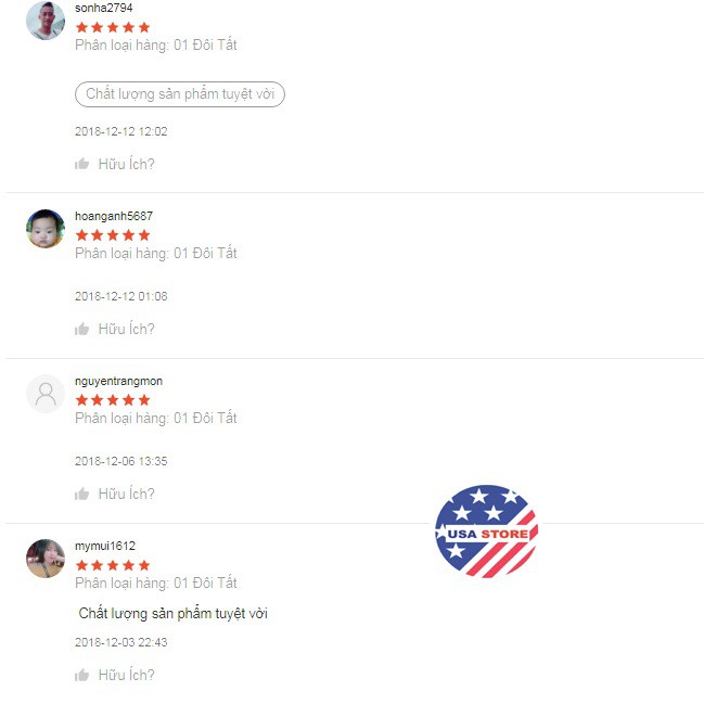 Tất Nam, Nữ Cổ Ngắn Free Dize Co Giãn Autofun