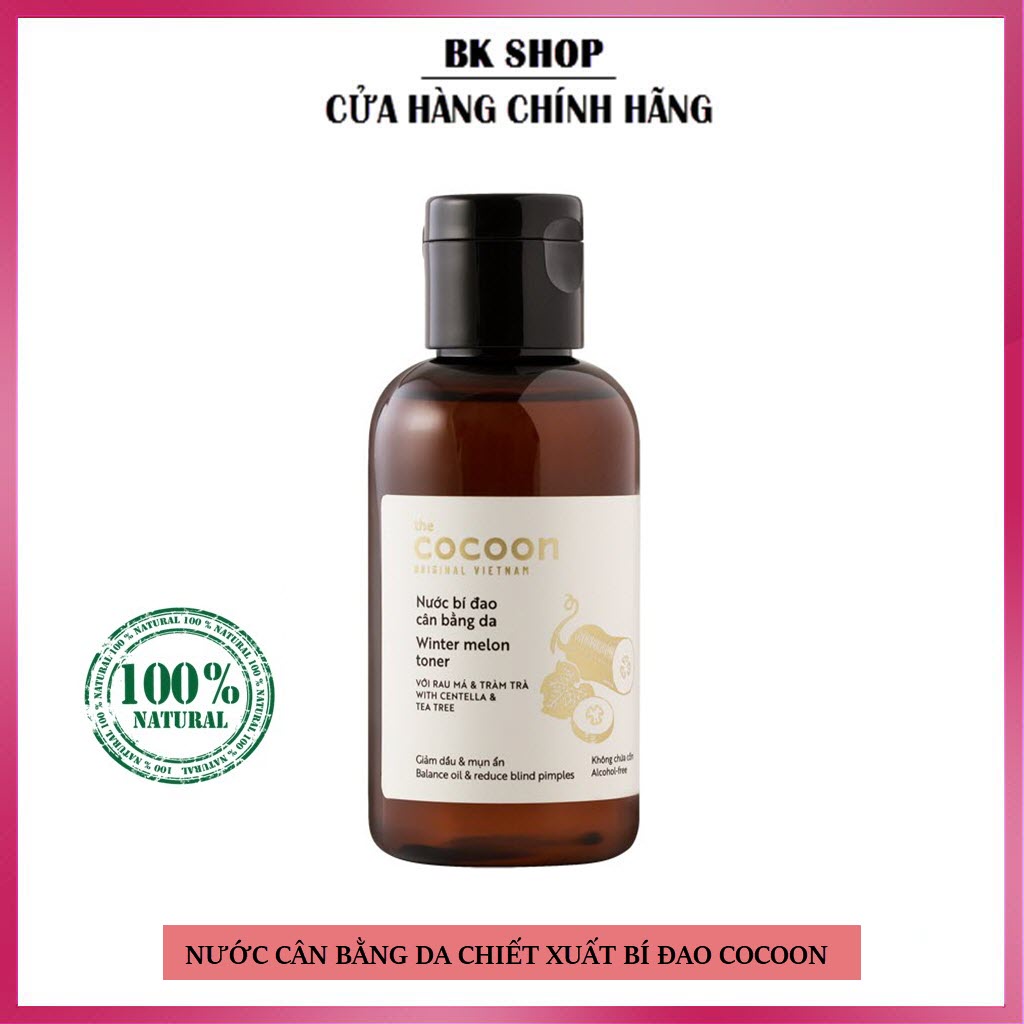 (Chính hãng) Nước bí đao cân bằng da Cocoon 140ml