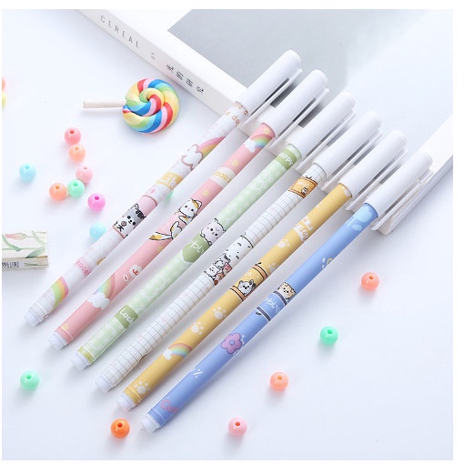 Bút Mực Nước Ngòi 0.38mm Thiết Kế Nhiều Hình Độc Đáo Sáng Tạo Tiện Lợi