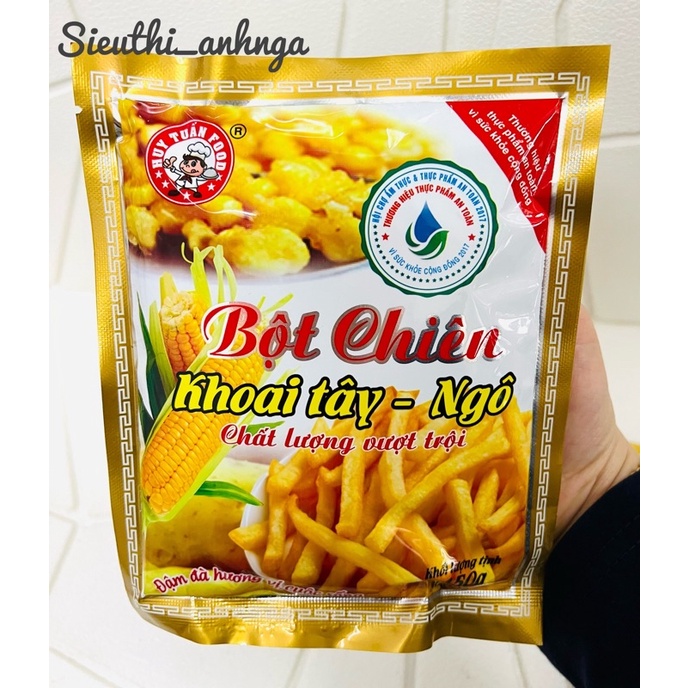 Bột Chiên Khoai Tây-Ngô Gói 150g Huy Tuấn
