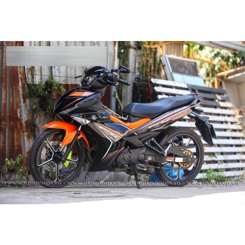 tem rời exciter 150 cam đen Ex