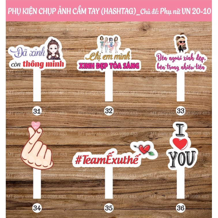 HASHTAG CHỤP HÌNH NGÀY PHỤ NỮ VIỆT NAM - 20 THÁNG 10