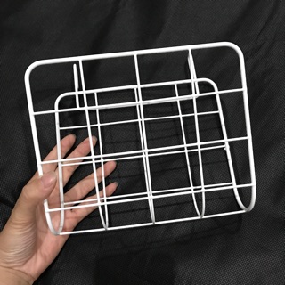 Giỏ cài lưới sắt, rổ treo lưới sắt, rổ đựng sách báo