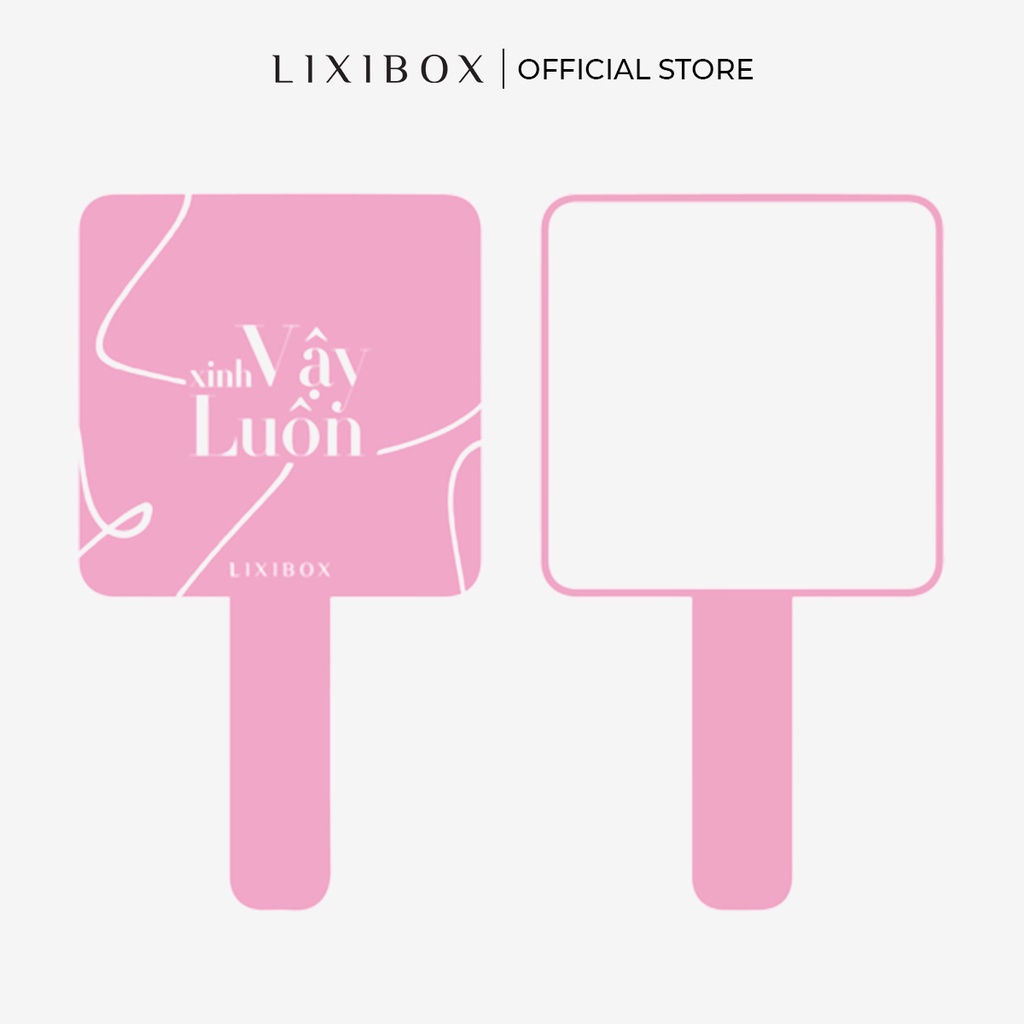 [HB Gift] Gương Cầm Tay Lixibox - Pink Pastel