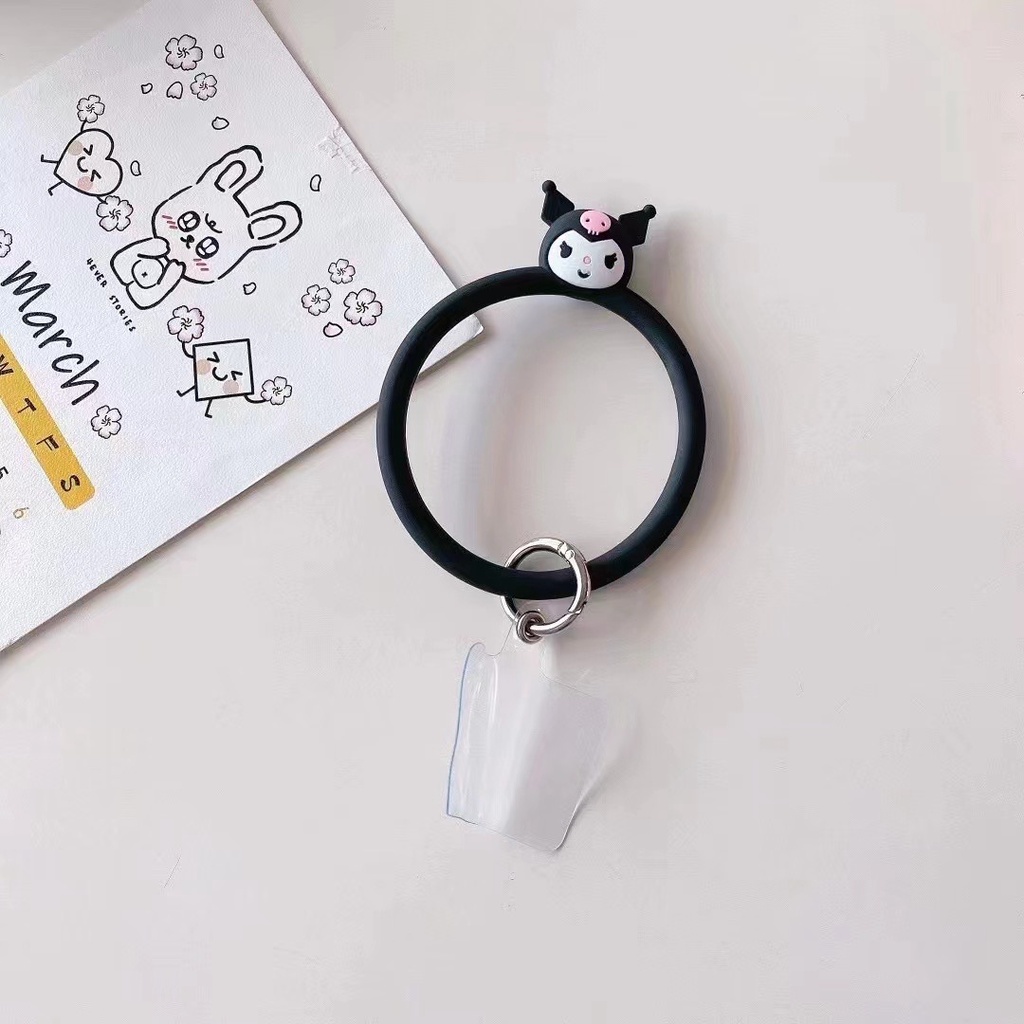 Ốp Điện Thoại Hình Melody Stellalou /cartoon / Voi Hoạt Hình Có Vòng Đeo Tay Dễ Thương