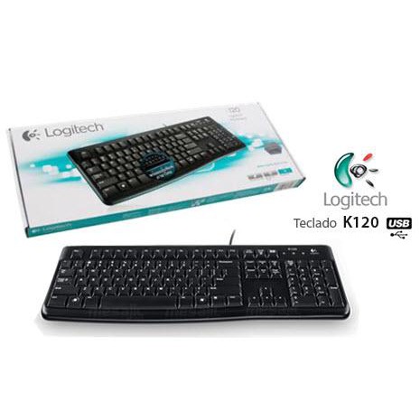 Bàn phím có dây Logitech K120 bền bỉ hàng chính hãng