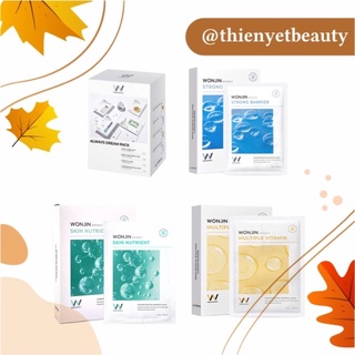 MIX 15 cái - Mặt nạ chăm sóc da Wonjin gồm 4 loại