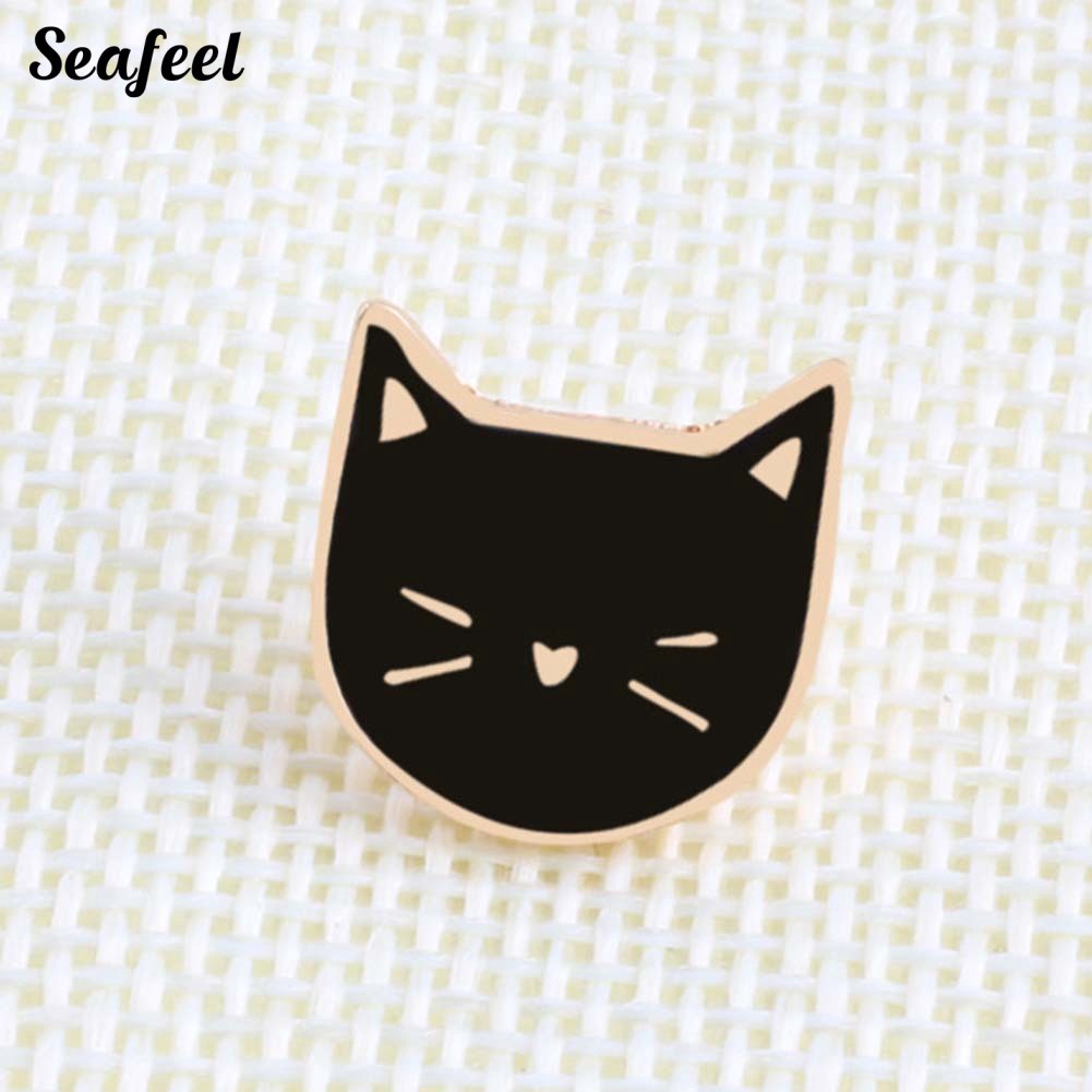 SF ✥2Pcs/Set Cartoon Cats Animal Brooch Pin Jacket Badge Jewelry Gift