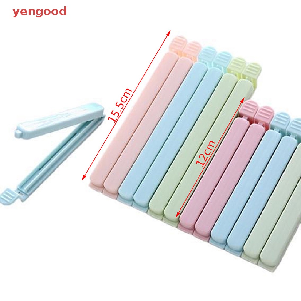 Set 5 Kẹp Miệng Túi Thực Phẩm Co Giãn Di Động Tiện Dụng Cho Nhà Bếp