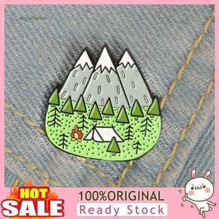 Ghim cài áo hình ngọn núi xinh xắn