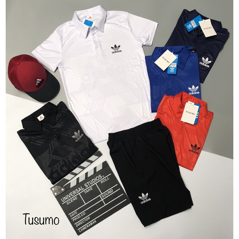 Bộ quần áo thể thao nam cổ bẻ . Bộ quần áo nam cộc tay 07 | BigBuy360 - bigbuy360.vn