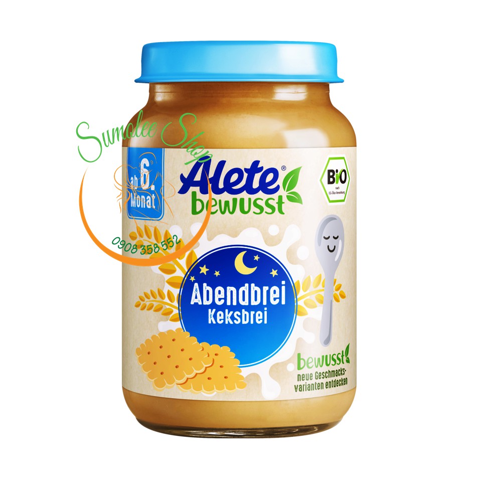 HŨ ĂN DẶM HỮU CƠ ALETE DINH DƯỠNG CHO BÉ 190GR - DATE 2.2024