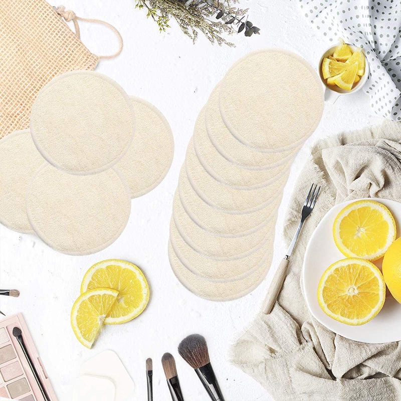 Set 12 miếng bông tẩy trang đi kèm túi giặt chuyên dụng