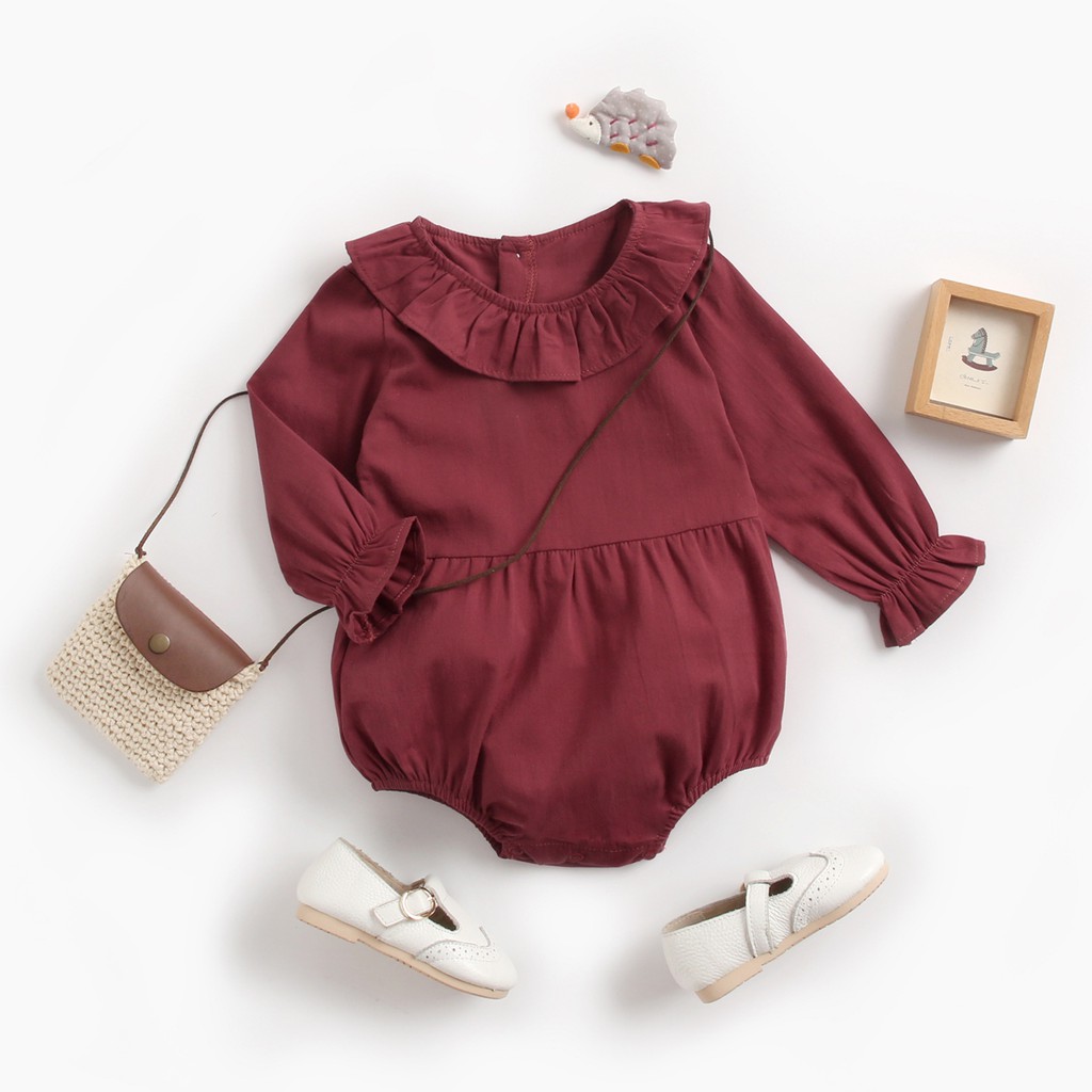 Đồ liền thân dài tay Sanlutoz thời trang ngọt ngào cho bé gái