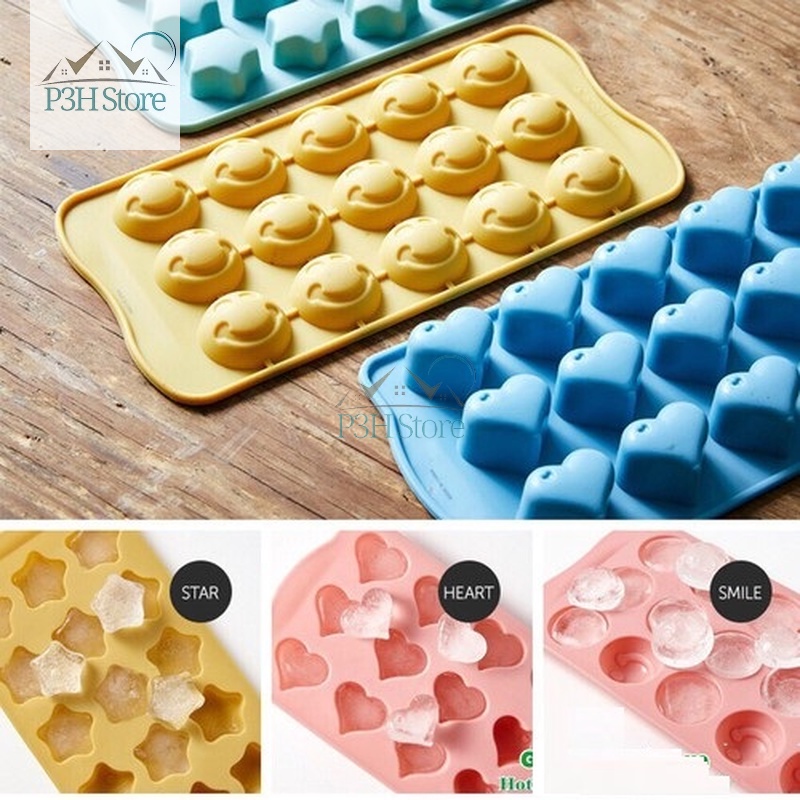 Khay làm đá khuôn socola Lock&amp;Lock bằng Silicone dễ dàng tách đá khỏi khuôn CKT202 CKT220 CKT221 CKT222