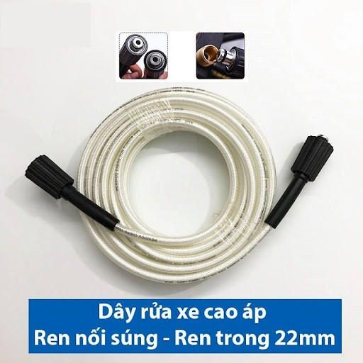 Dây rửa xe cao áp (trực tiếp) 2 đầu 22mm ZUKUI 20 mét - Bảo Nhật - BảoGroup[CHÍNH HÃNG]