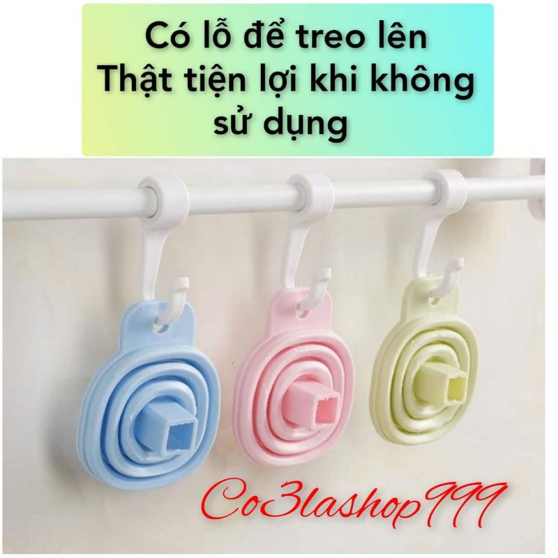 Phễu quặn gấp gọn, chiết rót gia vị, sữa tắm, dầu gội