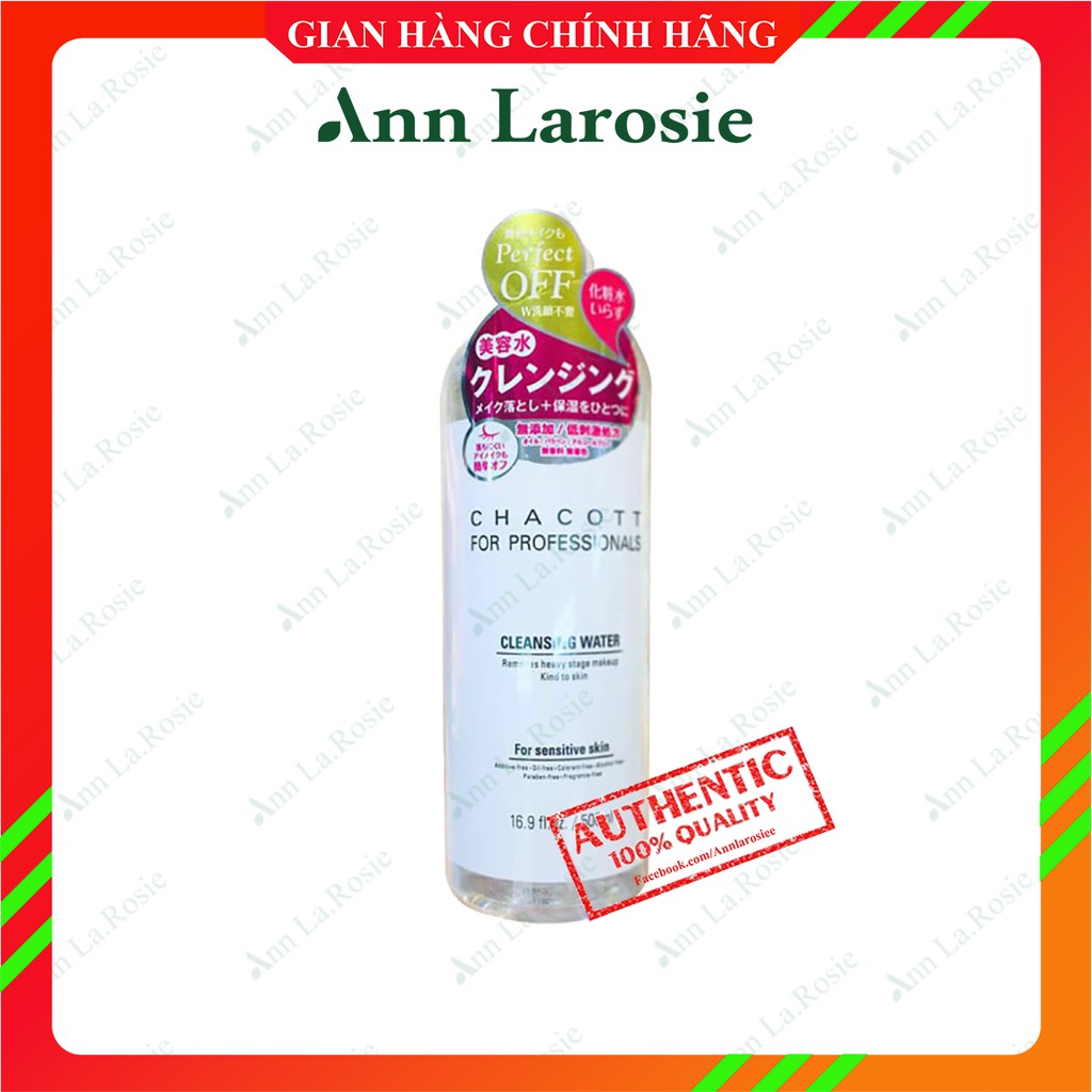 Nước tẩy trang Chacott For Professionals Nhật Bản 500ml