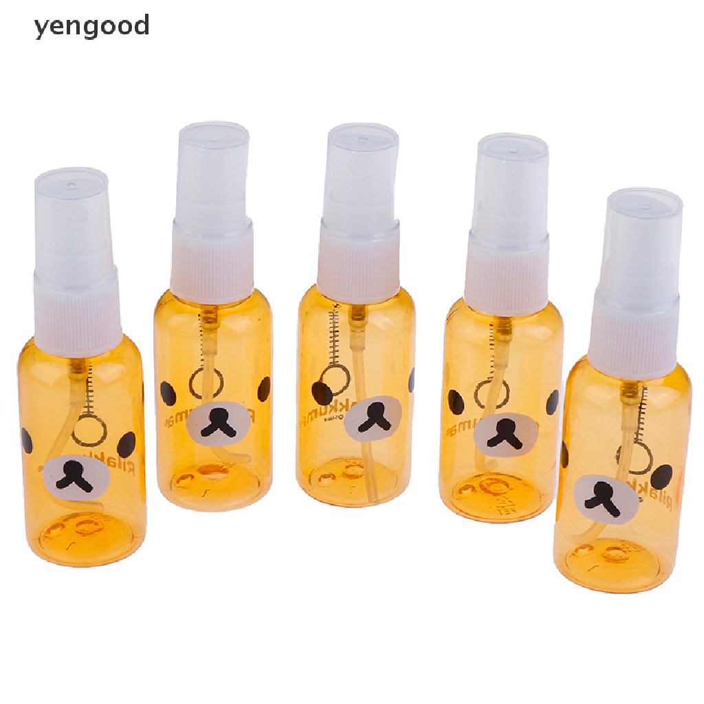 Set 5 Chai Nhựa Rỗng Dạng Xịt 30ml Đựng Mỹ Phẩm Tiện Dụng