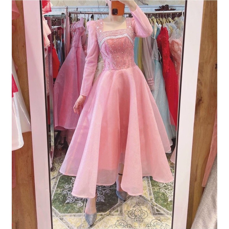 ĐẦM XOÈ DỰ TIỆC ĐÍNH ĐÁ full size S/M/L/XL ( ẢNH VÀ VIDEO CHỦ SHOP CHỤP 1000%)