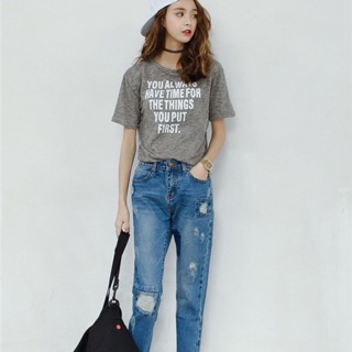 Quần baggy jean nữ