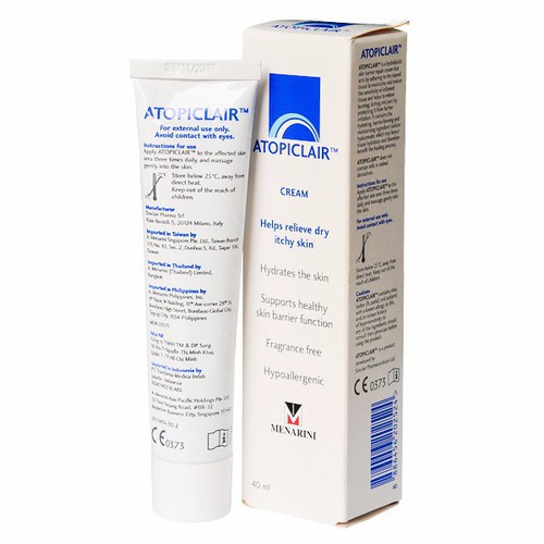 [TEM CTY] ATOPICLAIR Cream Helps Relieve Dry Itchy Skin 40mL - Kem Dưỡng Ẩm Da, Giảm Ngứa, Khô Rát.