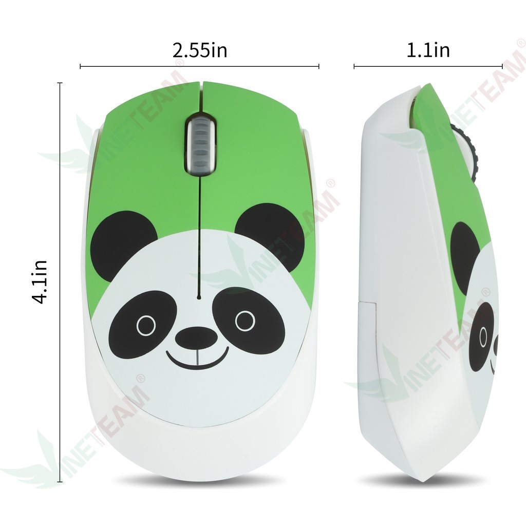 Chuột Quang Không Dây 2.4GHz Họa Tiết Hoạt Hình Dễ Thương - Cảm Biến Quang Học Khoảng Cách Tín Hiệu 20m -dc4705