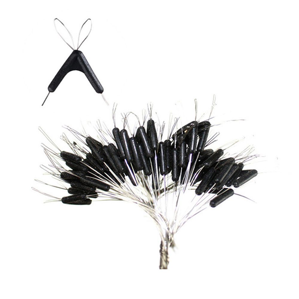 Set 50 dây nối câu cá hai móc xoay chuyên dụng chất lượng cao