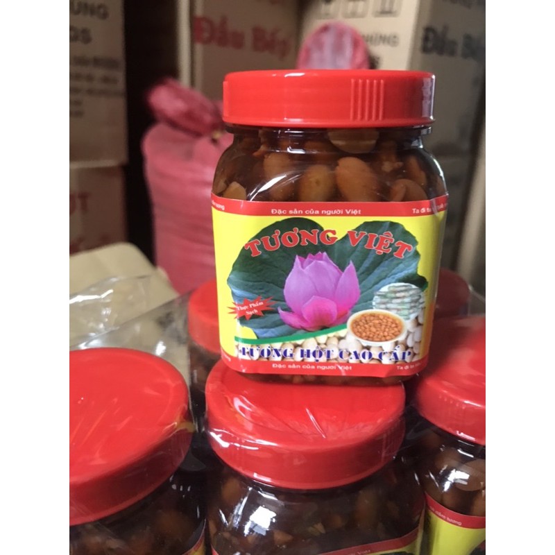 Tương hột Hoa Sen hủ 200gr
